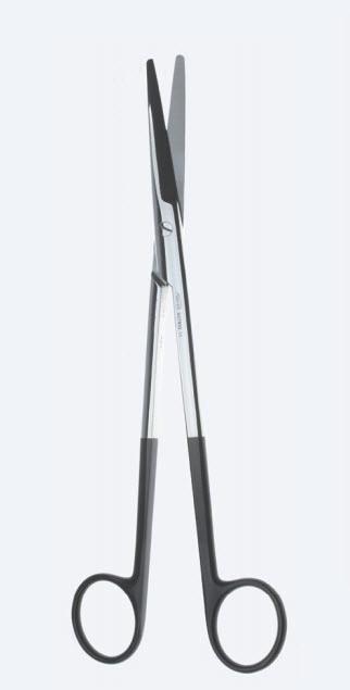 Ножиці, хірургічні, "Mayo", "Supercut", дисекційні, прямі, тупокінцеві, загальна довжина 140 мм, 5 1/2". Бренд - Asanus Medizintechnik Gmb, Німеччина